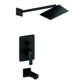 GPD Mab160-s Pedra Siyah Ankastre Duş Seti