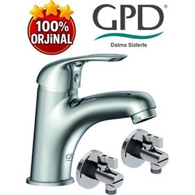 GPD MLB120- Adrio Lavabo Bataryası ve FKM01 Filitreli 2 Adet Ara Musluk
