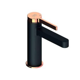 GPD MLB165-S-R Gildo Siyah Rosegold Lavabo Bataryası