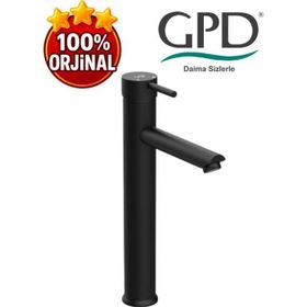 GPD MSL70 Siyah Espina Set Üstü Lavabo Bataryası