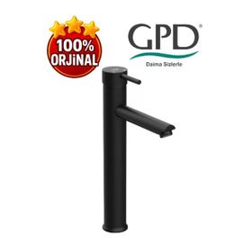 GPD MSL70 Siyah Espina Set Üstü Lavabo Bataryası