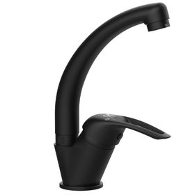 GPD MTL120-S Siyah Adrio Tek Gövde Lavabo Bataryası