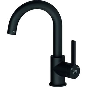 GPD MTL165-S Siyah Gıldo Tek Gövde Lavabo Bataryası