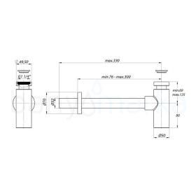 GPD SFN01 Lavabo Sifonu