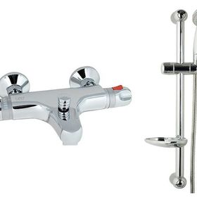 GPD TBB01 DST16 Termostatik Banyo Bataryası ve Sürgülü Duş Seti