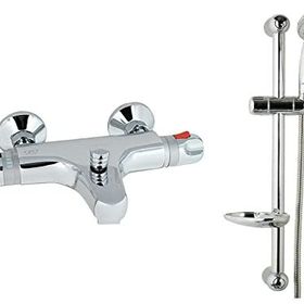GPD TBB01 DST16 Termostatik Banyo Bataryası ve Sürgülü Duş Seti