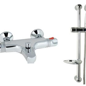 GPD TBB01 DST16 Termostatik Banyo Bataryası ve Sürgülü Duş Seti