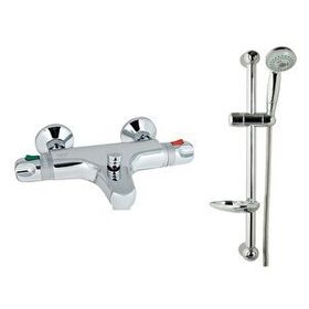 GPD TBB01 DST16 Termostatik Banyo Bataryası ve Sürgülü Duş Seti