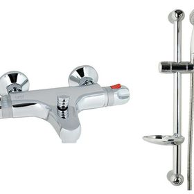 GPD TBB01 DST16 Termostatik Banyo Bataryası ve Sürgülü Duş Seti