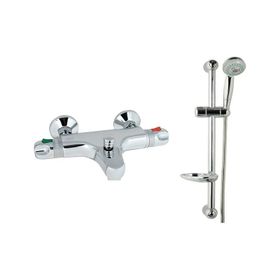 GPD TBB01 DST16 Termostatik Banyo Bataryası ve Sürgülü Duş Seti