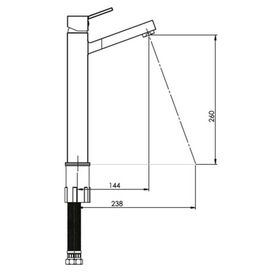 GPD Tulio MSL135 Lavabo Bataryası