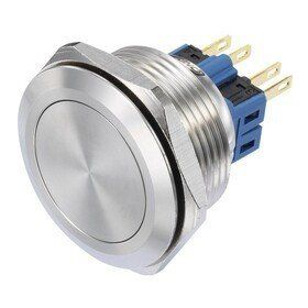 GQ30-11EM 30 mm Metal Işıklı Yaylı Buton