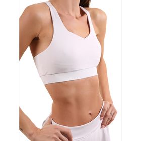 Grab Beyaz GW-T223050 Sporcu Sütyeni