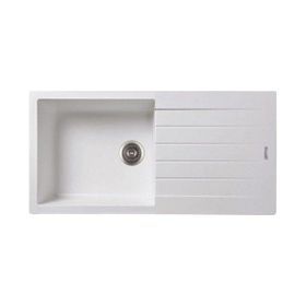 Gradde Beyaz 50x86 Tek Göz Granit Eviye