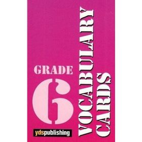 Grade 6 Vocabulary Cards - YDS Publishing Komisyon