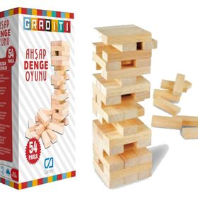 Graditi 54 Parça Ahşap Denge Oyunu