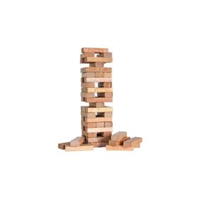 Graditi Doğal Ahşap Denge Oyunu Kule Oyunu 54 Parça Jenga