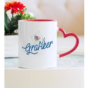 Grafiker Kalpli Kupa Bardak