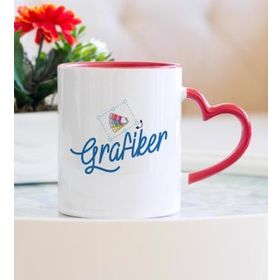 Grafiker Kalpli Kupa Bardak