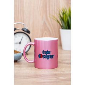 Grafiker Pembe Kupa Bardak