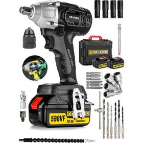 Graizer 598 V 20 Ah Akülü Somun Bijon Sökme Takma Sıkma Makinesi