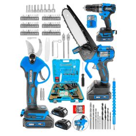 Graizer 598 VF 3 in 1 Yeni Nesil Karbon Motor 13 mm Matkap Şarjli Ağaç Dal Kesme ve Budama Makinesi