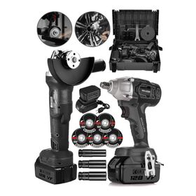 Graizer Alman 128 V Profesyonel 2li Çelik Şanzuman Set Somun Sıkma Taşlama Makinesi