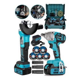 Graizer Alman 128 V Profesyonel 2li Çelik Şanzuman Set Somun Sıkma Taşlama Makinesi