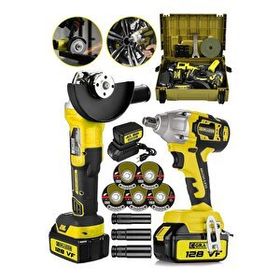 Graizer Alman 128 V Profesyonel 2li Çelik Şanzuman Set Somun Sıkma Taşlama Makinesi