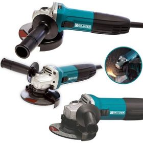 Graizer Alman 2000 Watt 125 mm Mavi Professional Sjs Çift Metal Şanzuman Avuç Içi Taşlama Makinesi