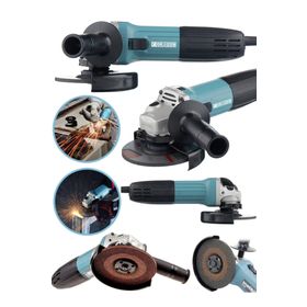 Graizer Alman 2000 Watt 125 mm Mavi Professional Sjs Çift Metal Şanzuman Avuç Içi Taşlama Makinesi