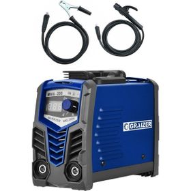 Graizer Alman GRA 200 Amper Profesyonel Dijital Göstergeli Lacivert Inverter Kaynak Makinesi
