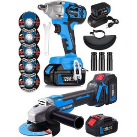 Graizer Alman Pro 128 V Profesyonel 2'li Set Somun Sıkma Taşlama Makinesi