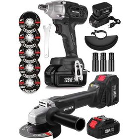 Graizer Alman Pro 128 V Profesyonel 2'li Set Somun Sıkma Taşlama Makinesi