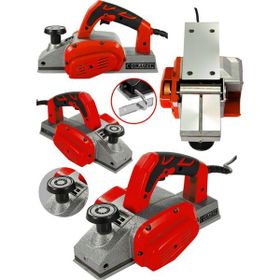Graizer Alman Pro 4000 W Bakır Sargılı Metal Şanzıman Çift Bıçaklı Planya Kırmızı Rende Makinesi
