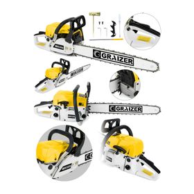 Graizer Alman ST-9200 Benzinli Motorlu Testere Zincirli Ağaç Odun Dal Kesme Makinesi
