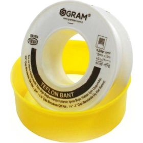 Gram PTFE 12 mm 10 m 10 Adet Teflon Bant