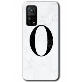 Gramaphone Mi 10T Hd Desen Baskılı Arka Kapak Beyaz Mermer Desenli Ö Harfi Kılıf