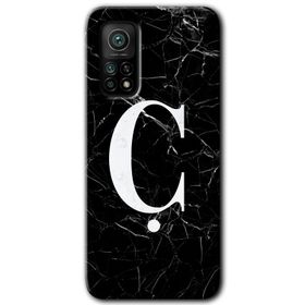 Gramaphone Mi 10T Hd Desen Baskılı Arka Kapak Beyaz Mermer Desenli Ü Harfi Kılıf