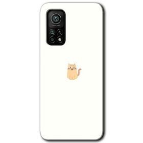 Gramaphone Mi 10T Hd Desen Baskılı Arka Kapak Cat Minimalism Kılıf