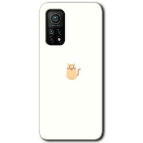 Gramaphone Mi 10T Hd Desen Baskılı Arka Kapak Cat Minimalism Kılıf