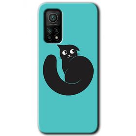 Gramaphone Mi 10T Hd Desen Baskılı Arka Kapak Cat Vector Kılıf