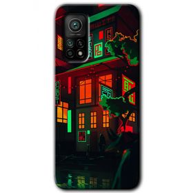 Gramaphone Mi 10T Hd Desen Baskılı Arka Kapak China Street Kılıf