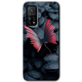Gramaphone Mi 10T Hd Desen Baskılı Arka Kapak Dark Butterfly Kılıf