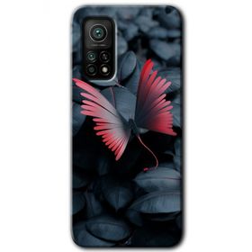 Gramaphone Mi 10T Hd Desen Baskılı Arka Kapak Dark Butterfly Kılıf