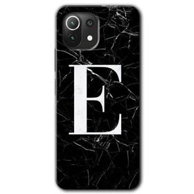 Gramaphone Mi 11 Lite Hd Desen Baskılı Arka Kapak Beyaz Mermer Desenli Ü Harfi Kılıf
