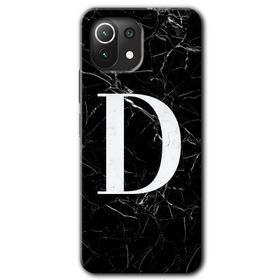 Gramaphone Mi 11 Lite Hd Desen Baskılı Arka Kapak Beyaz Mermer Desenli Ü Harfi Kılıf