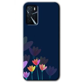 Gramaphone Oppo A16 HD Desen Baskılı Arka Kapak Çizim Çiçekleri Kılıf