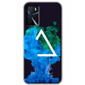 Gramaphone Oppo A16 HD Desen Baskılı Arka Kapak İnk Clot Kılıf