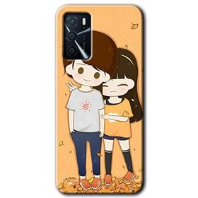 Gramaphone Oppo A16 HD Desen Baskılı Arka Kapak Şıpsevdi Çift Kılıf
